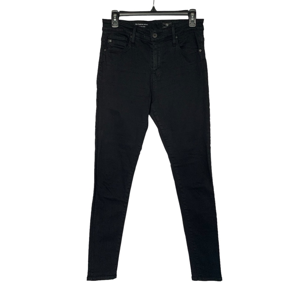 Adriano Goldschmied Womens 28R Black Jeans The Farrah Skinny High Rise